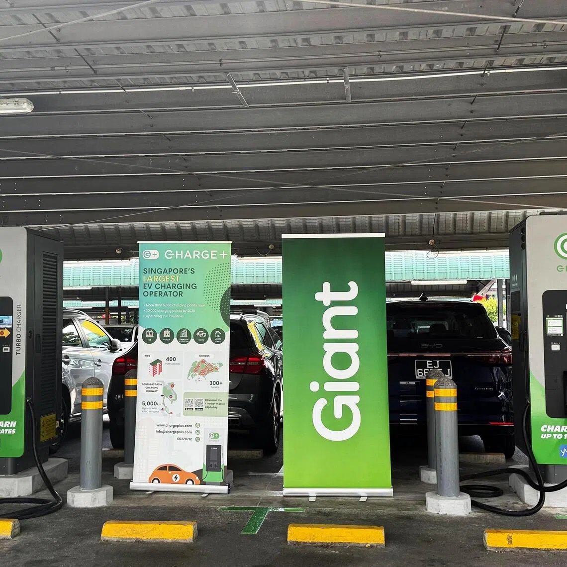 Charge+ has deployed 38 EV charging points across four properties in the Tampines Retail Park area.