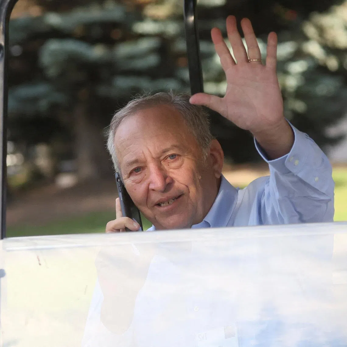 Larry Summers, Former United States Secretary of the Treasury, attends the annual Allen and Co. Sun Valley Media Conference in Sun Valley, Idaho, U.S., July 8, 2022.   REUTERS/Brendan McDermid