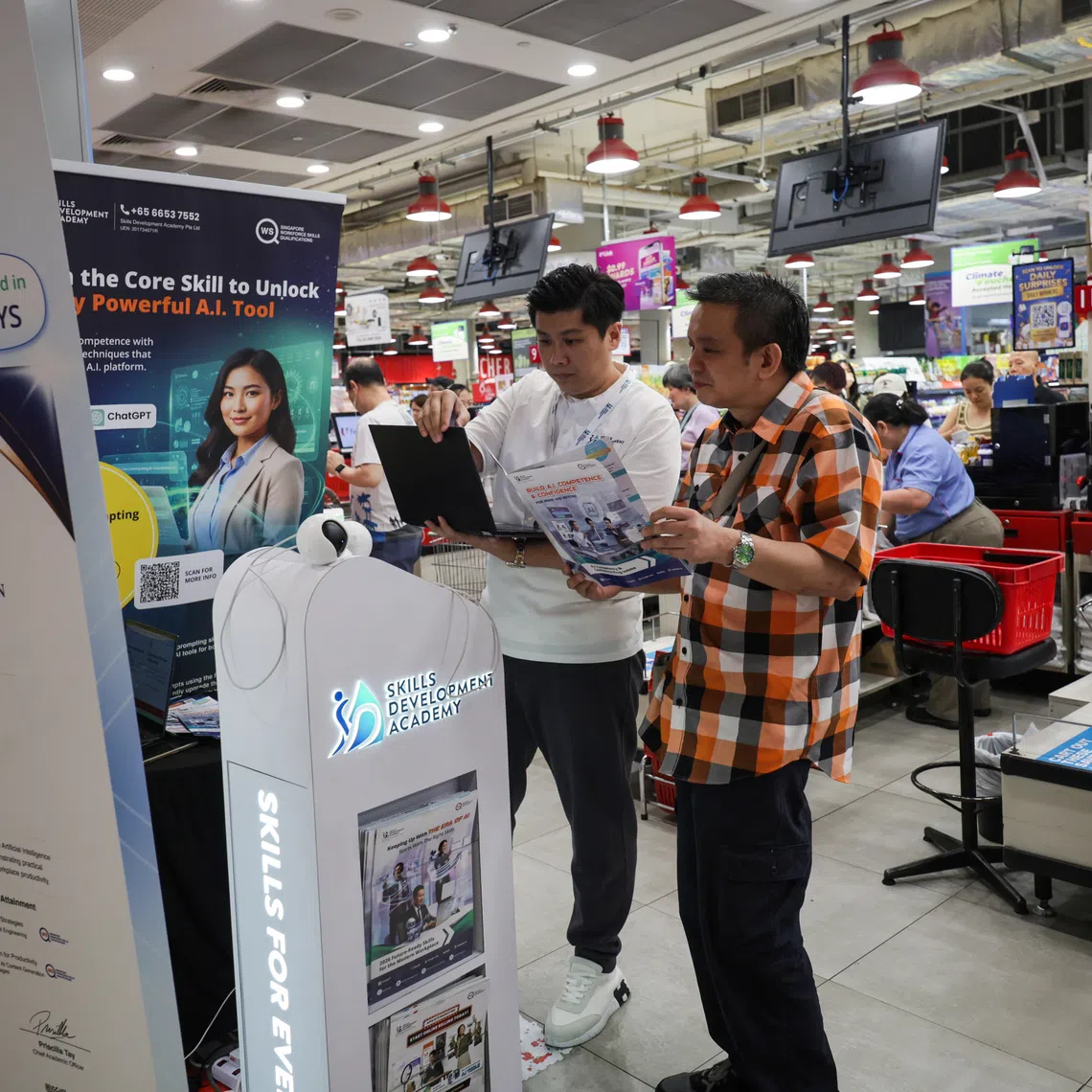 As AI changes the scope and prospects of different job roles, workers will need guidance on the type of training they need, says the writer.