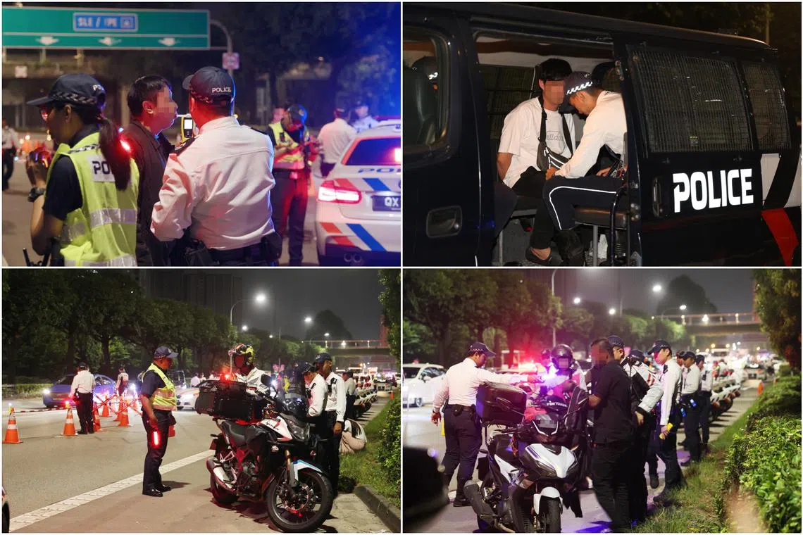 The CTE roadblock was part of an extensive island-wide operation against drink driving conducted between Dec 20 and Dec 21 on expressways.