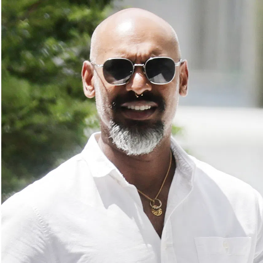 Another driver witnessed Prem Anan Sugunakumar’s (left) stunt and lodged a police report.
