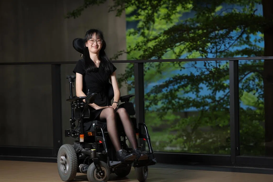 Ms Raphaella Gautama was only 16 when she was diagnosed with a rare condition that restricted her mobility, leaving her wheelchair-bound.