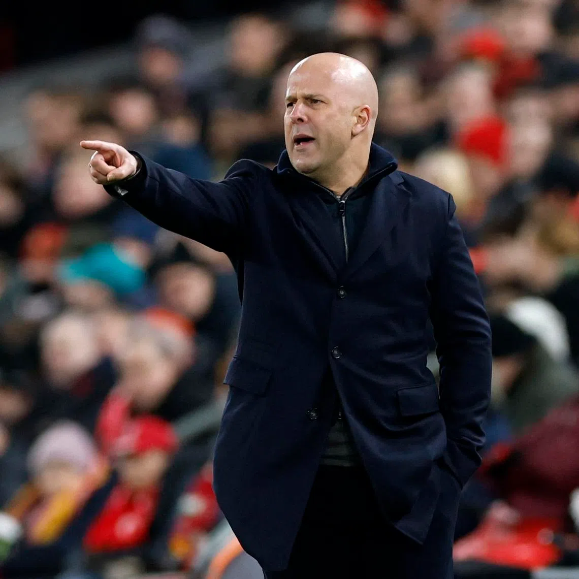 Liverpool manager Arne Slot has challenged his players to show improvement from their 3-0 loss to Manchester City in November.