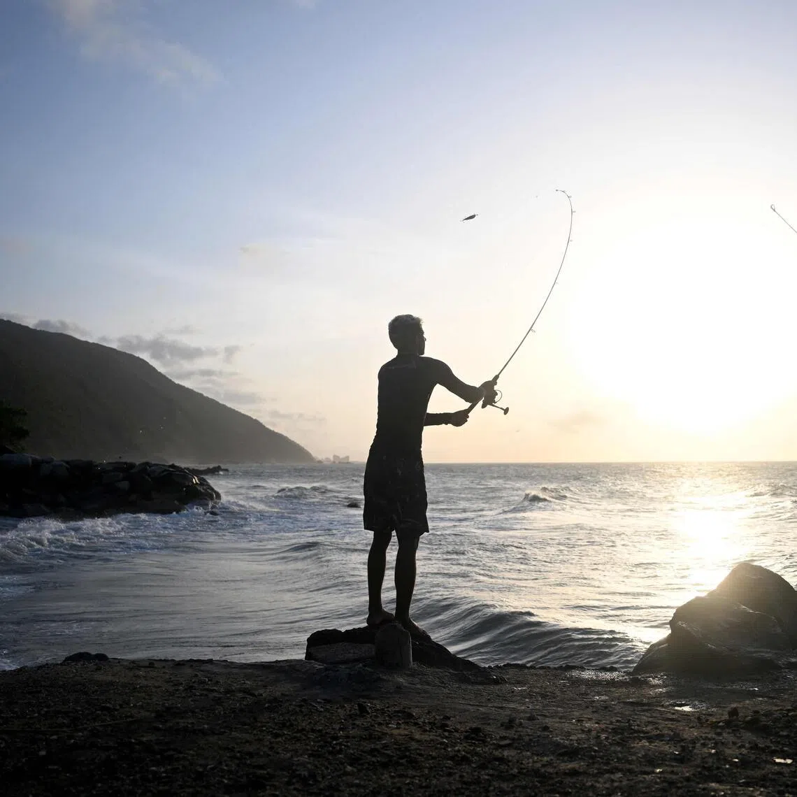 The town of Anare, located around 30km east of the city of La Guaira which was struck by twin quakes on June 24, remains unscathed and has become a refuge for survivors.