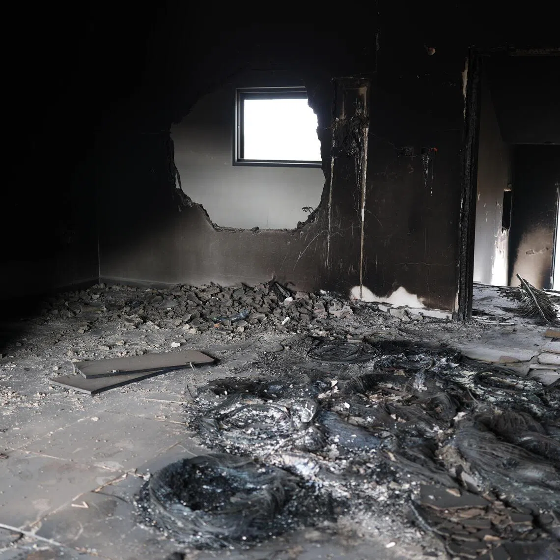 Israeli settlers attacked the village early Sept 29, setting fire to two homes belonging to the Palestinian Tubasi family and several vehicles.