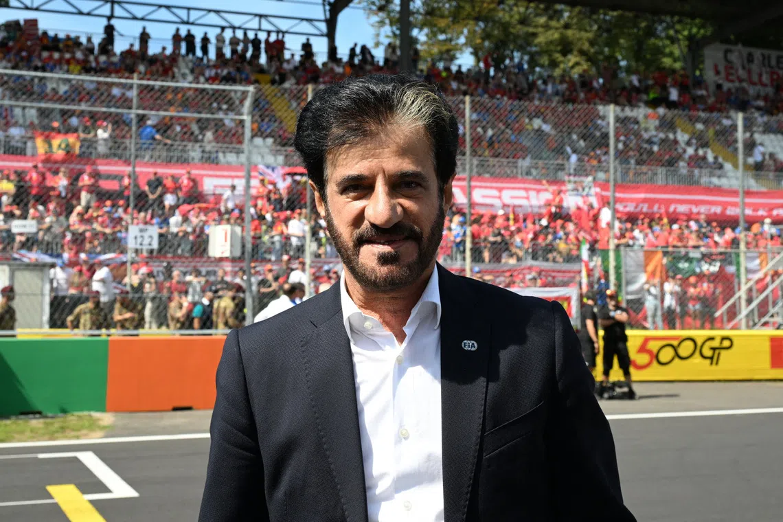 Formula One F1 - Italian Grand Prix - Autodromo Nazionale Monza, Monza, Italy - September 7, 2025 FIA president Mohammed ben Sulayem before the race REUTERS/Jennifer Lorenzini