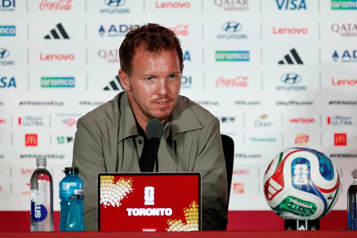 Germany coach Julian Nagelsmann said it is not ideal that the team will not find out who they will play next until less than 48 hours before the game.