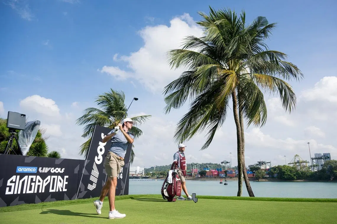 Australian Elvis Smylie (left) is among several golfers aged 25 and below who are hoping to make their mark on LIV Golf.