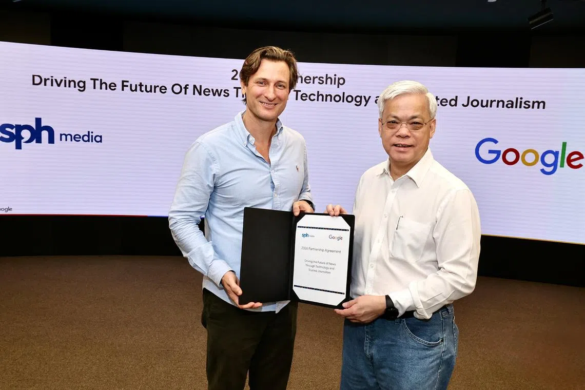 straitstimes.com - Lee Li Ying - SPH Media, Google collaborate to enhance delivery of trusted journalism