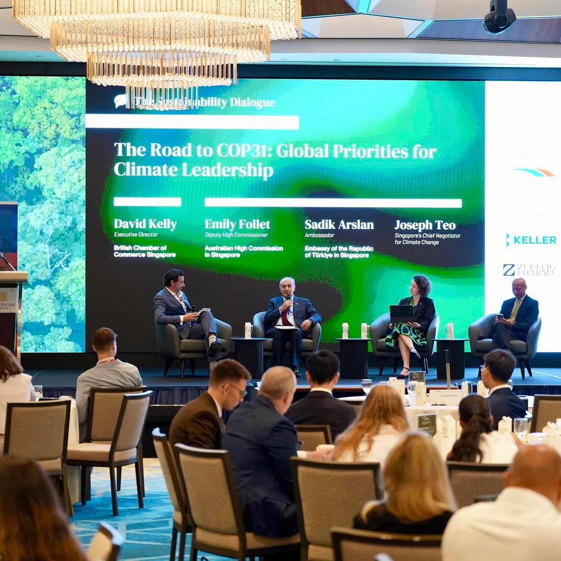 The panellists were speaking at a panel at the Sustainability Dialogue 2026 organised by the British Chamber of Commerce Singapore on Sept 3.