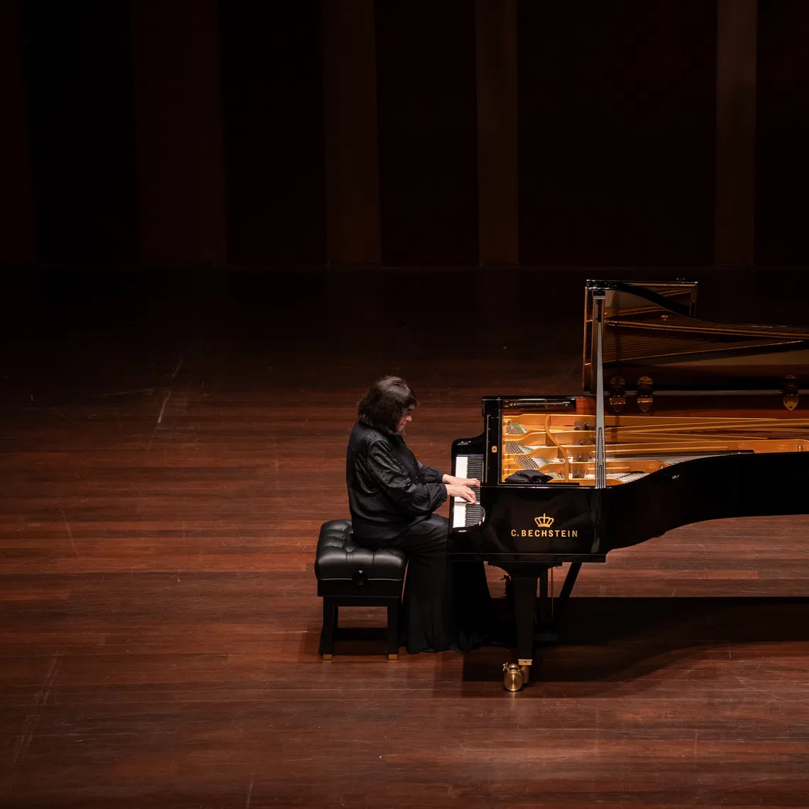 Georgian pianist Eliso Virsaladze dazzled audiences at her recital. 