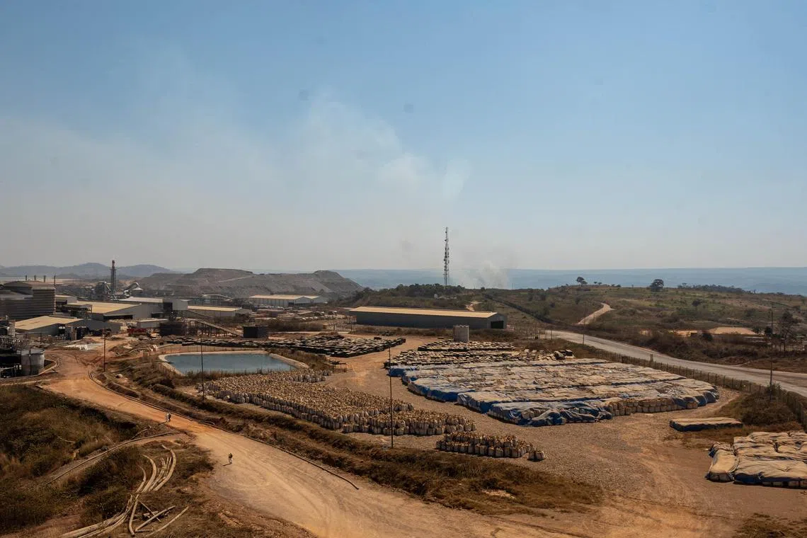 The bags of cobalt hydroxide powder at the Tenke-Fungurume mine are equivalent to almost a tenth of the world’s annual consumption.
