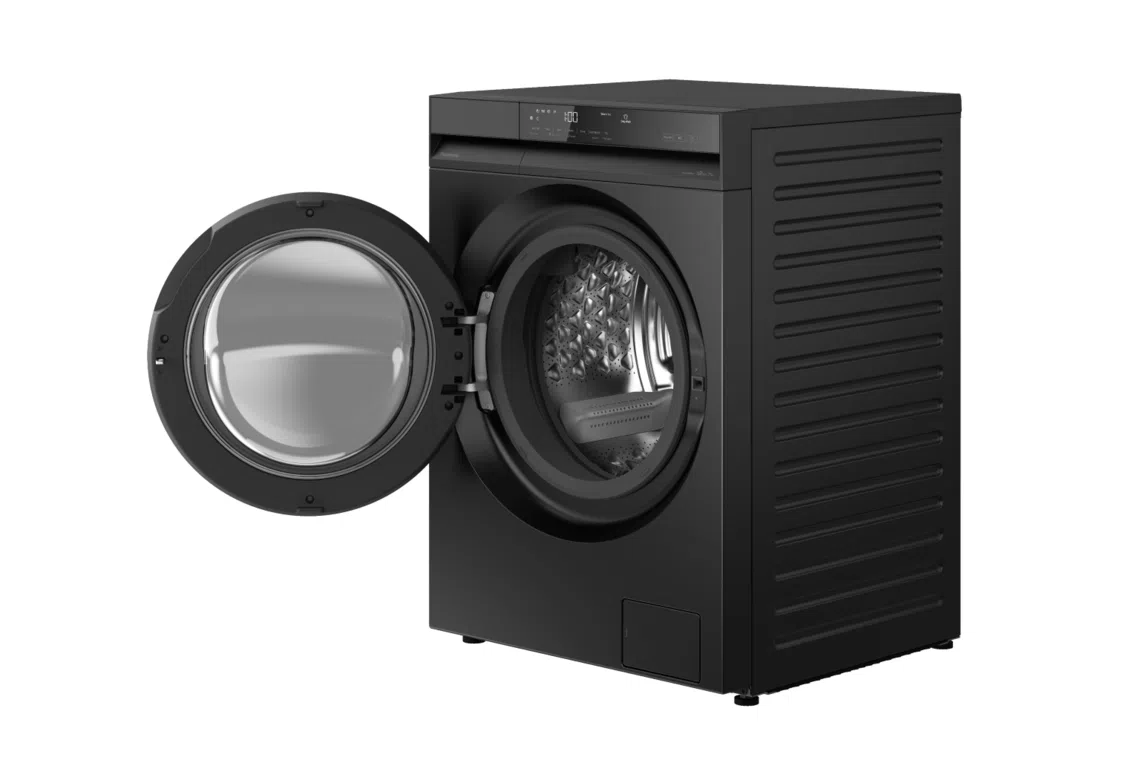 With Panasonic’s AI Smart Wash, the amount of water and washing duration can be adjusted automatically by the machine based on the size and weight of the laundry load.
