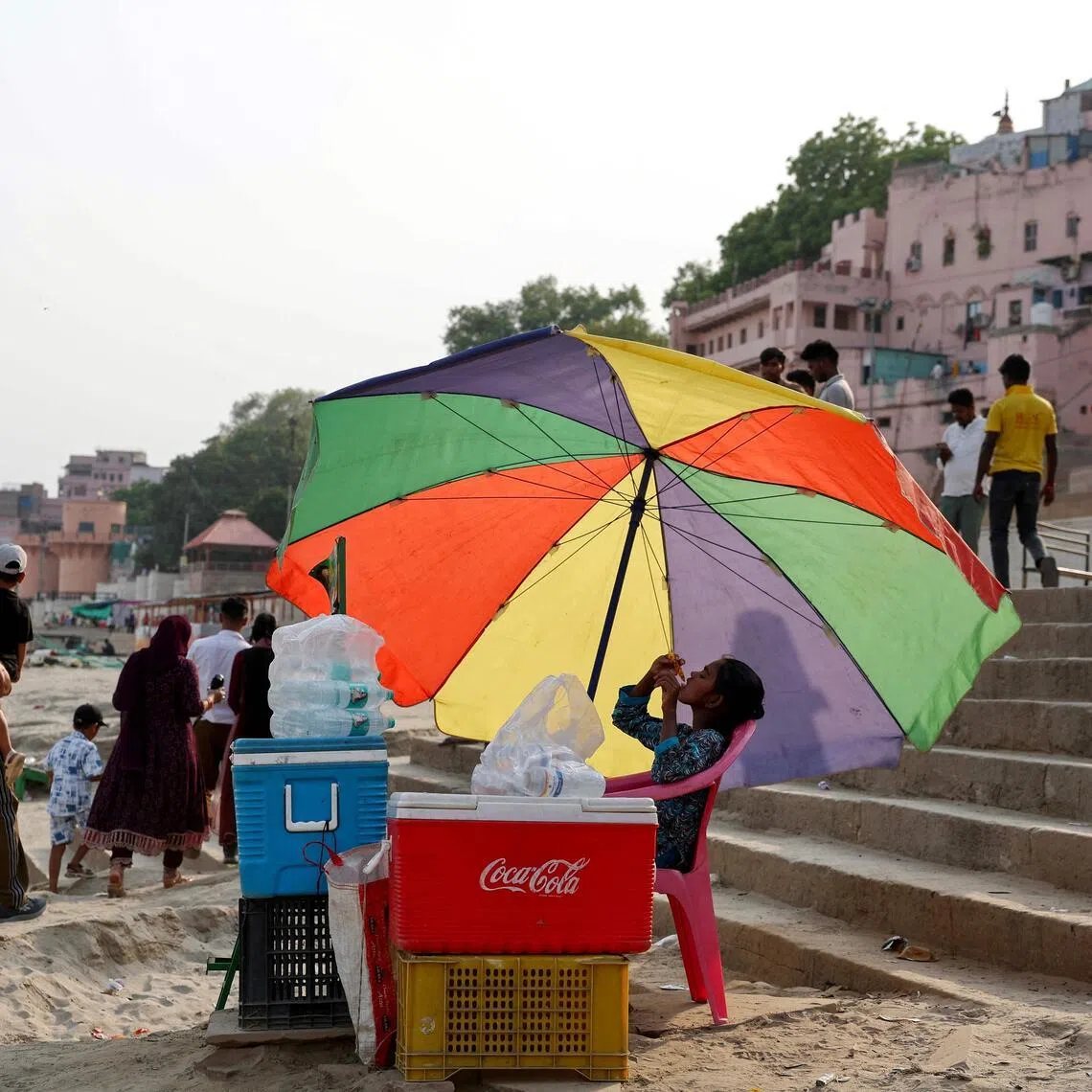 Temperatures in India – with peaks of up to 49 deg C – are becoming harder to endure.