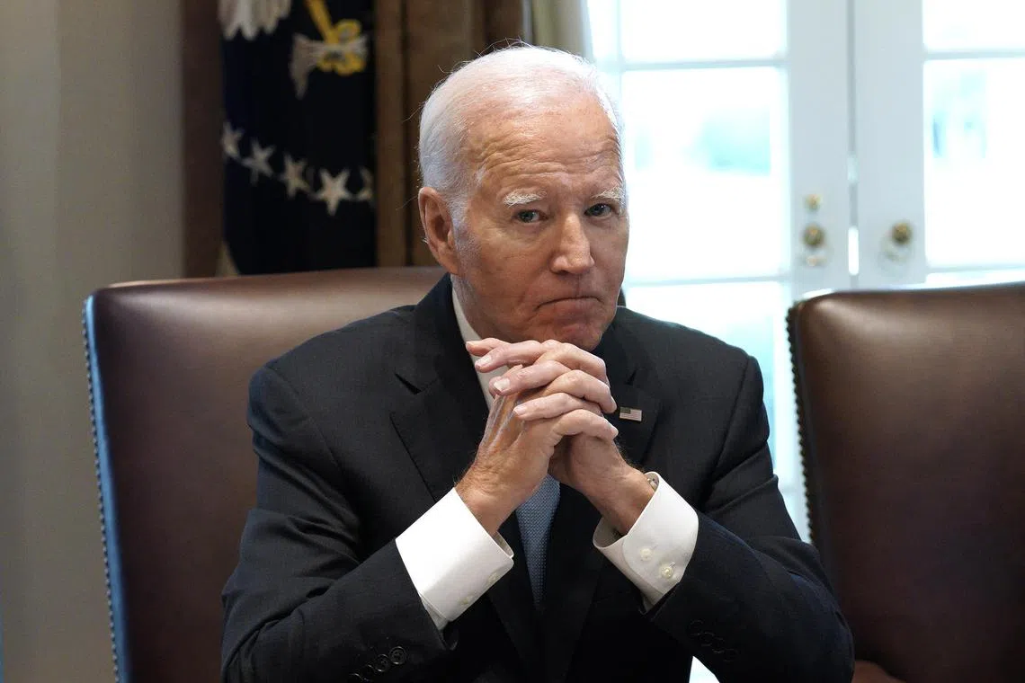 US President Joe Biden is facing low poll ratings ahead of a likely rematch with former president Donald Trump in next year’s presidential election.