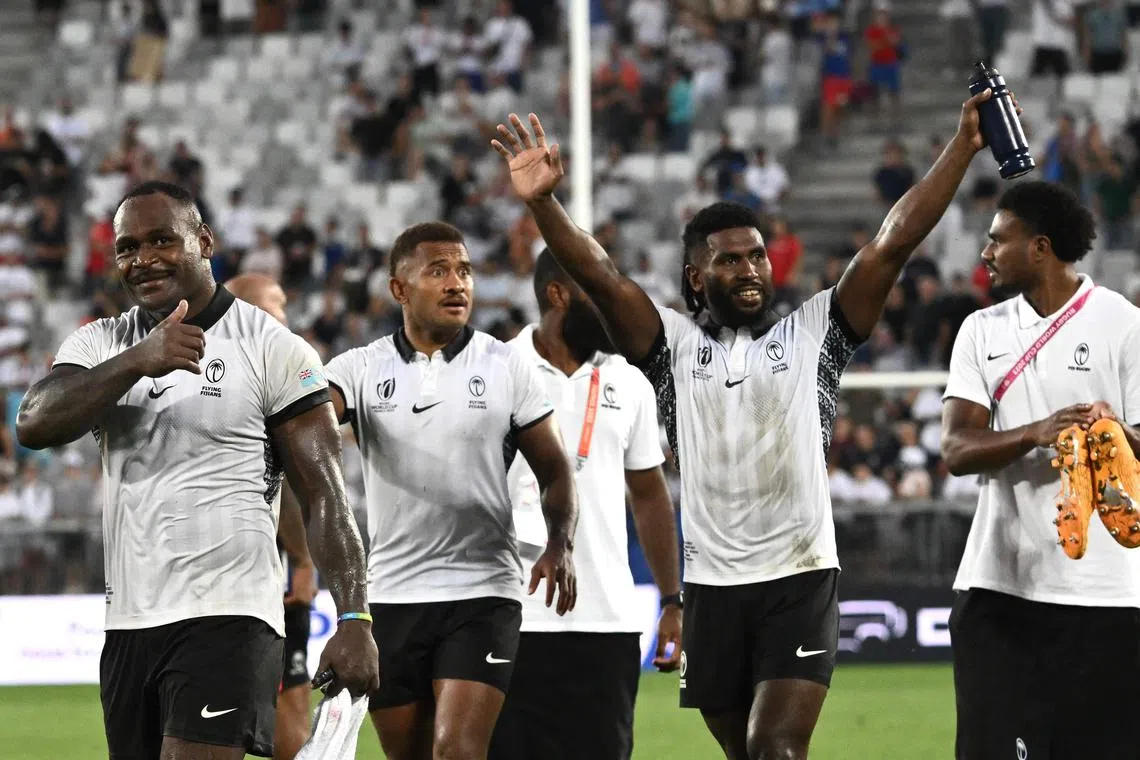 The Fijians rallied from a nine-point half-time deficit to win 17-12.