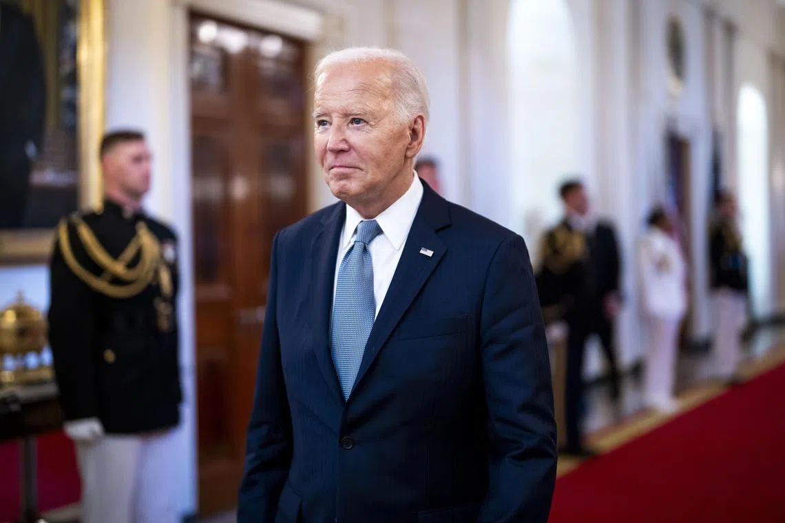 US President Joe Biden is vowing to stay in the 2024 presidential race since a shaky debate performance against Republican rival Donald Trump.