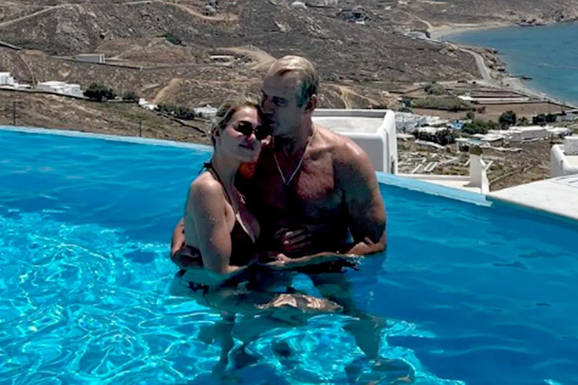 Swedish actor Dolph Lundgren married his Norwegian personal trainer Emma Krokdal in Mykonos, Greece, on July 13.