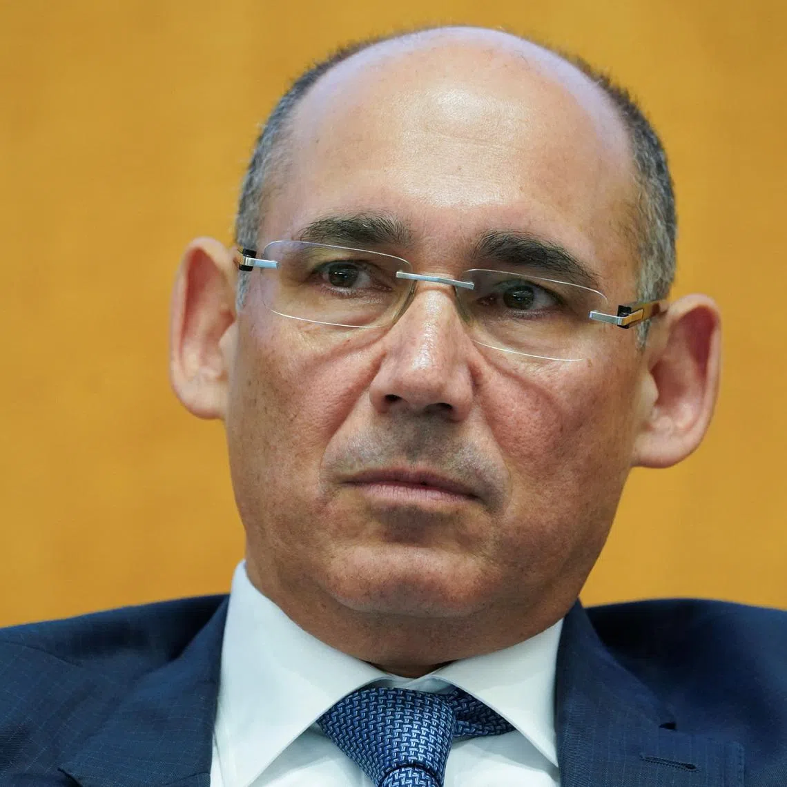 Bank of Israel Governor Amir Yaron during the international Monetary Fund's (IMF) annual research conference on \"Global Interdependence\" in Washington, U.S., November 9, 2023. REUTERS/Kevin Lamarque/File Photo