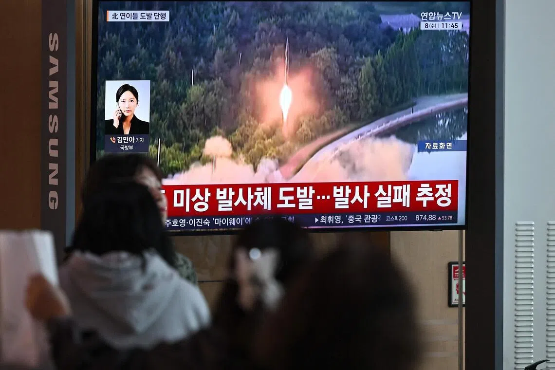 North Korea tests military assets including ballistic missile, KCNA reports