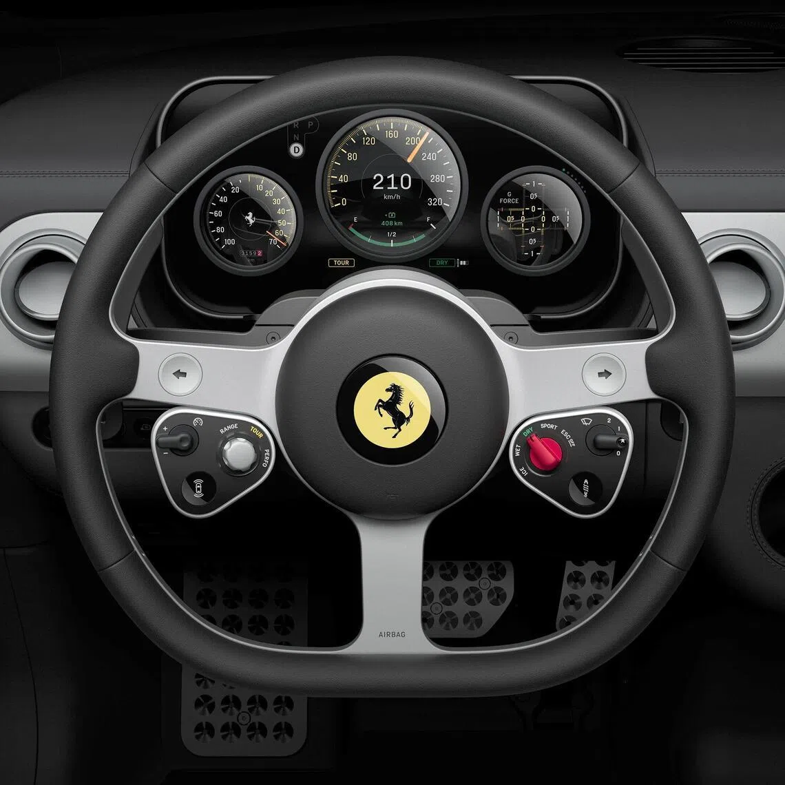 Only top-end EVs can see more than 200kmh on the speedometer.