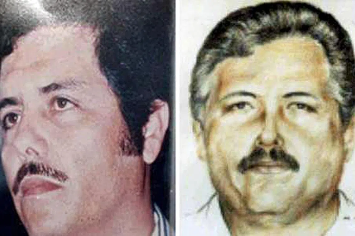 Undated images of Ismael "El Mayo" Zambada Garcia provided by the Mexican Attorney General's office in Mexico City on August 1, 2003.