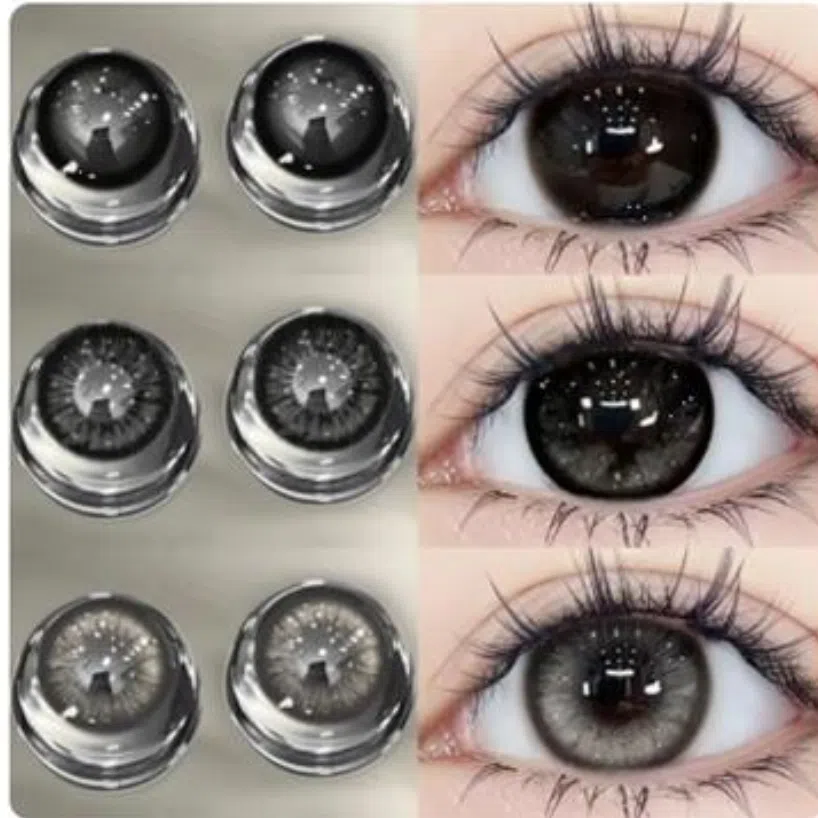 Around 786 listings targeting Singapore were for the sale of unregistered contact lenses (left). The two-week Interpol-led operation removed 959 illegal health product listings.