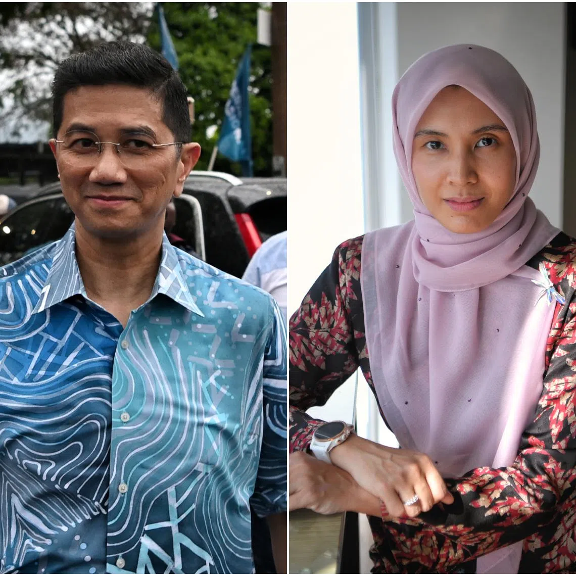 Perikatan Nasional's Selangor chief Azmin Ali (left) and Malaysian PM Anwar Ibrahim’s daughter Nurul Izzah Anwar are among high-profile names set to seek a second shot at elected office.