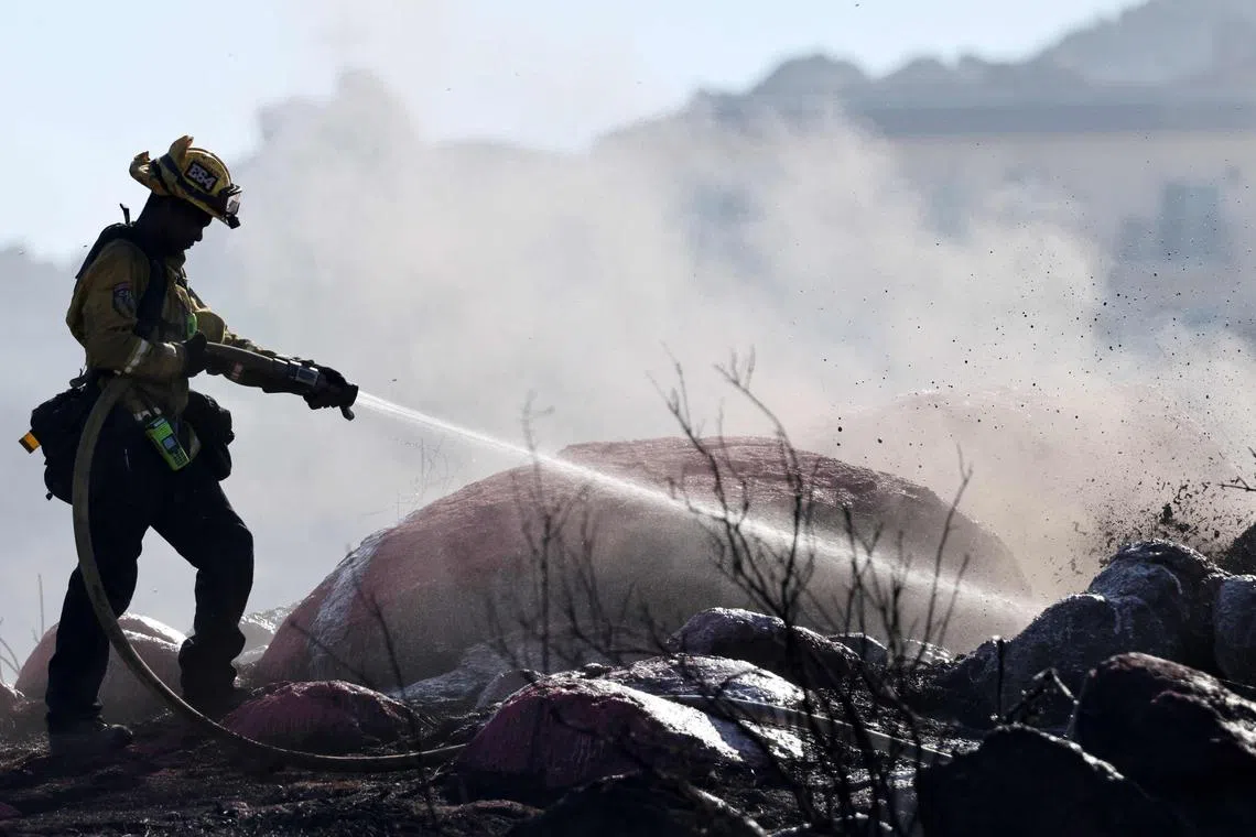 Summer is typically the worst season for wildfires in California, as the atmosphere dries up and temperatures rise. 