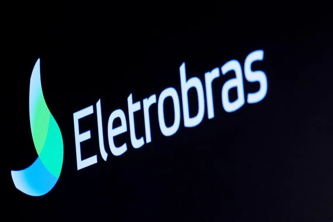 FILE PHOTO: The logo for Eletrobras, a Brazilian electric utilities company, is displayed on a screen on the floor at the New York Stock Exchange (NYSE) in New York, U.S., April 9, 2019. REUTERS/Brendan McDermid/FILE PHOTO