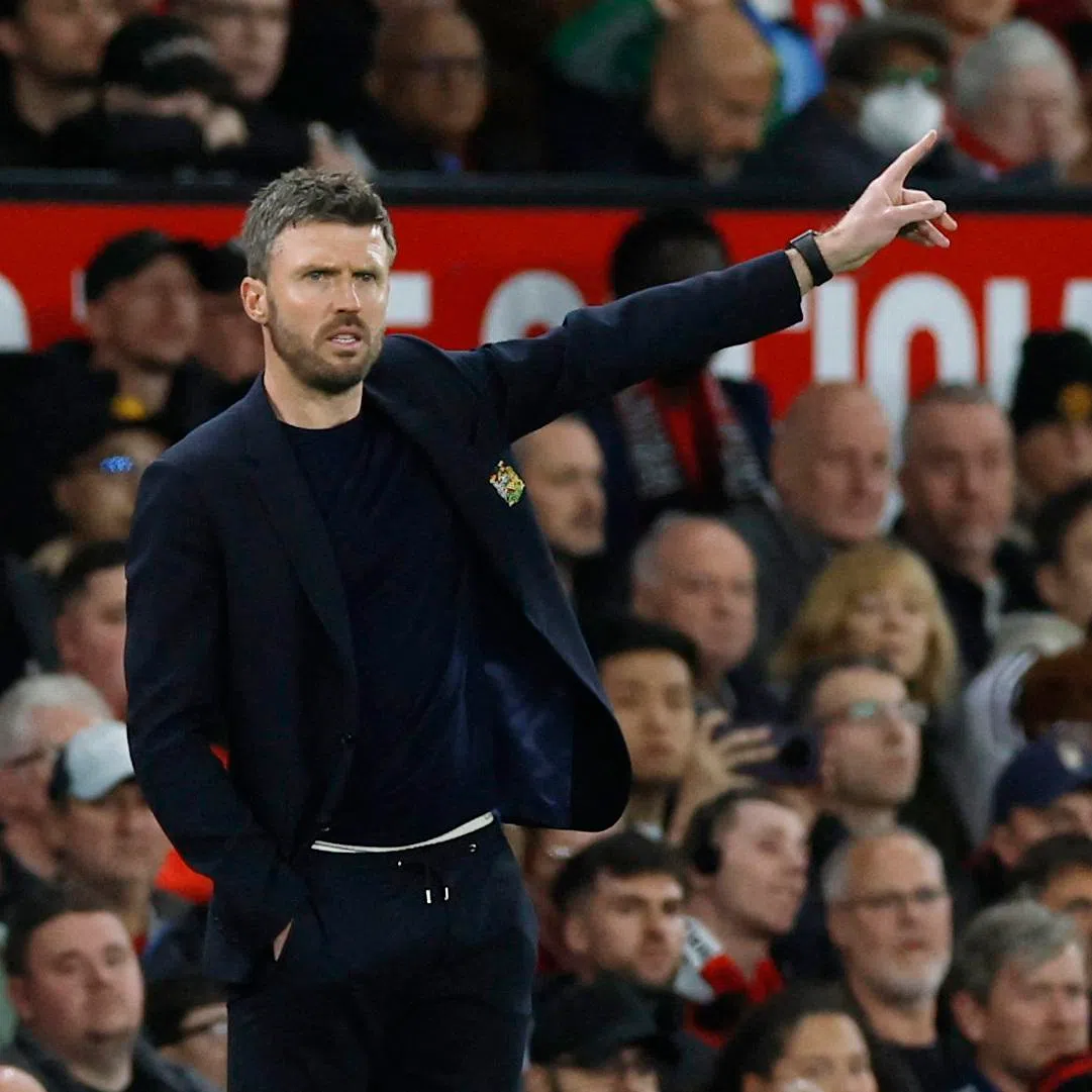 Soccer Football - Premier League - Manchester United v Brentford - Old Trafford, Manchester, Britain - April 27, 2026 Manchester United manager Michael Carrick Action Images via Reuters/Jason Cairnduff