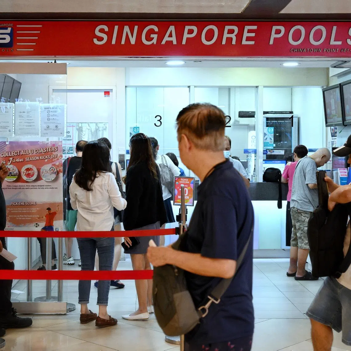 Singapore Pools’ annual report for the last financial year showed that turnover came from bets placed on 4D, Toto, Singapore Sweep, sports and horse racing.