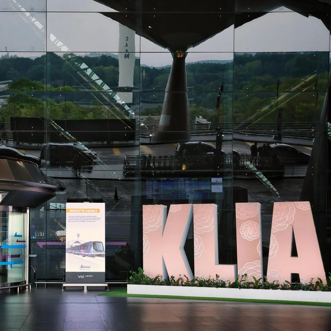 The incident occurred at 2.20pm at Kuala Lumpur International Airport Terminal 2 on May 1.