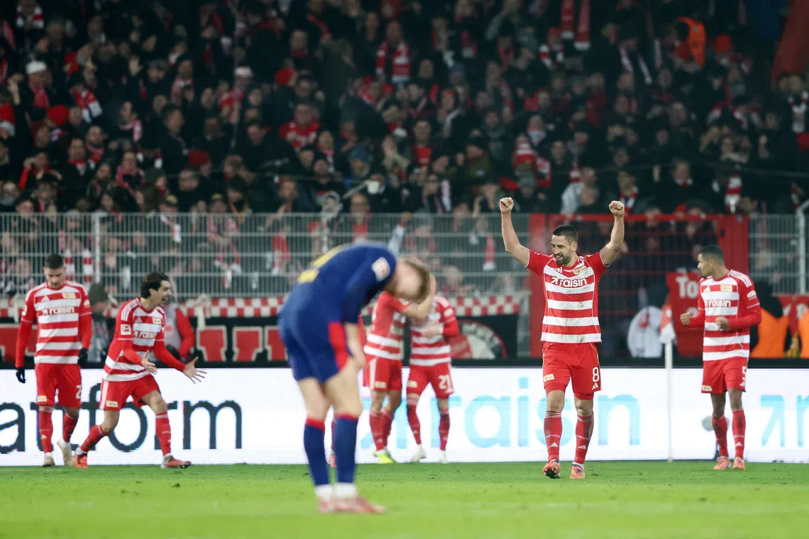 Leipzig lose ground in title race with 3-1 loss at Union Berlin