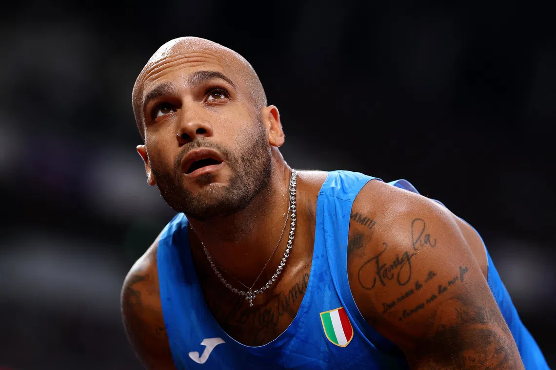 Giacomo Tortu attempted to access Marcell Jacobs' (pictured) personal data with the help of a private detective agency.