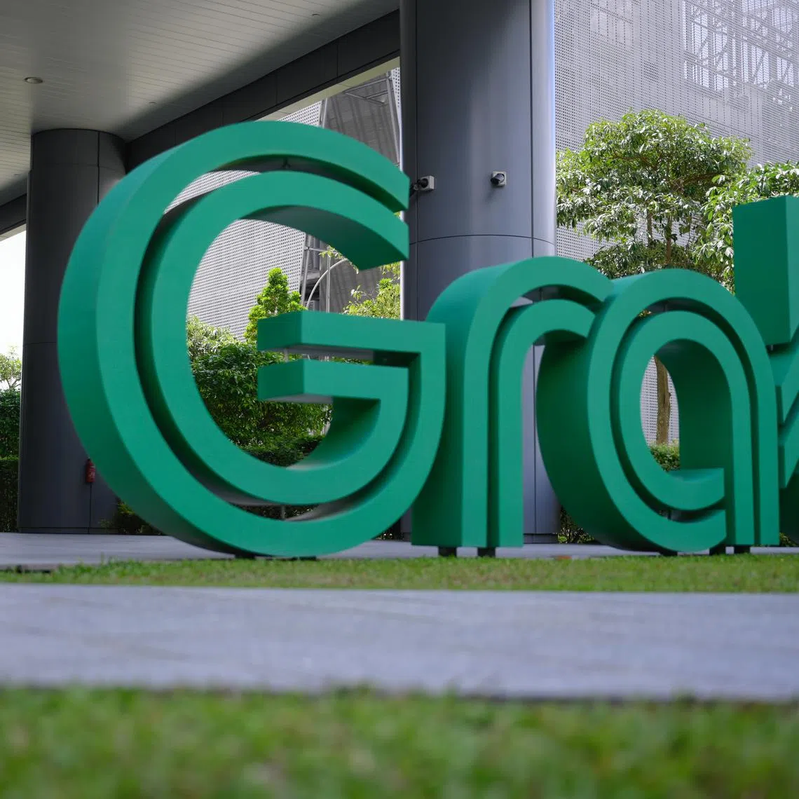 The Grab headquarters in Singapore pictured on Feb 10, 2025.