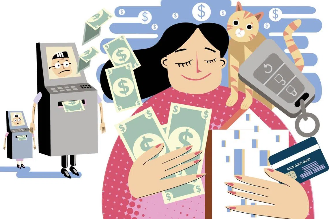 In Singapore, it is common for middle-aged and retired parents to dip into their savings to support their grown-up children.