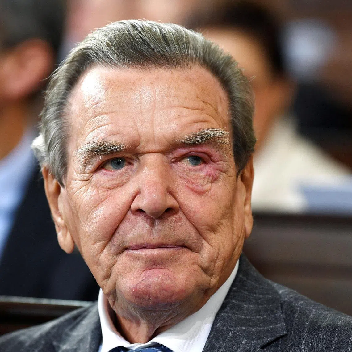Russian President Vladimir Putin said former German chancellor Gerhard Schroeder (above) could represent Europe in talks with Moscow for new security arrangements.