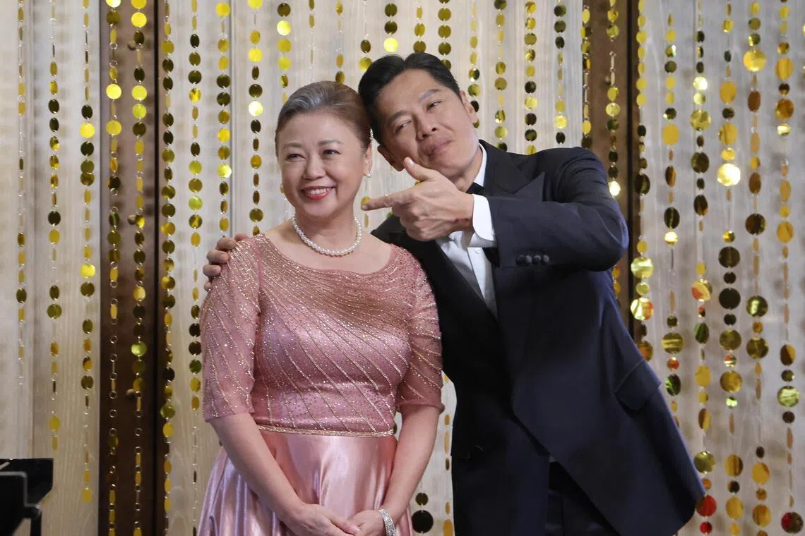 Xiang Yun (left) and Li Nanxing will be playing mother and son in new drama The Leftovers. 