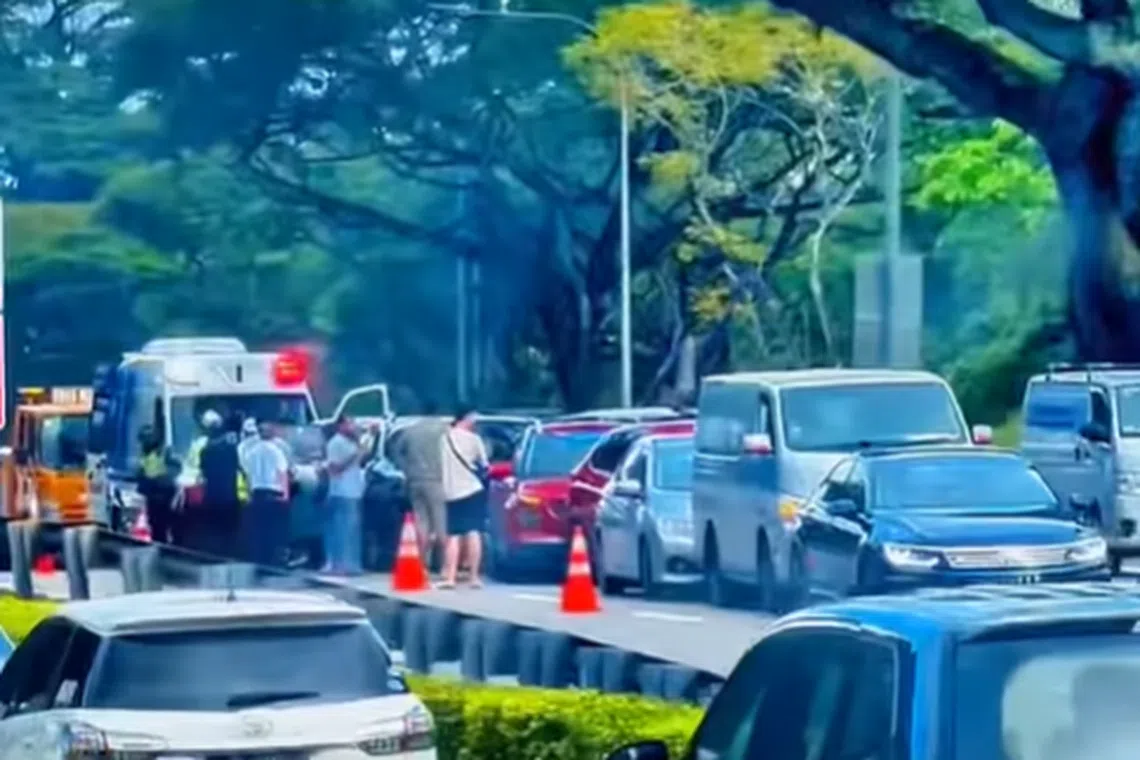 The Singapore Civil Defence Force said it was alerted to the accident at about 3.25pm on Jan 18.