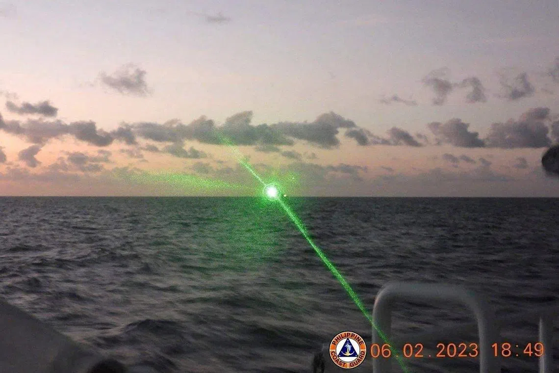 The actions of China’s coast guard vessel were a threat to Philippine sovereignty and security. 