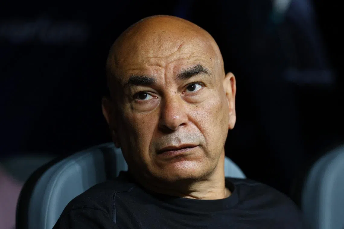 Soccer Football - FIFA World Cup 2026 - Round of 16 - Argentina v Egypt - Atlanta Stadium, Atlanta, Georgia, U.S. - July 7, 2026 Egypt coach Hossam Hassan before the match IMAGN IMAGES via Reuters/Nathan Ray Seebeck