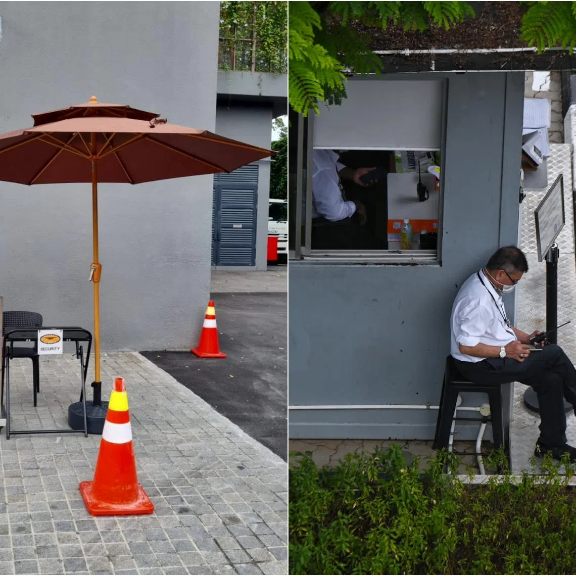 While security guards' risk of heat stroke is lower, thermal discomfort can affect their performance at work.