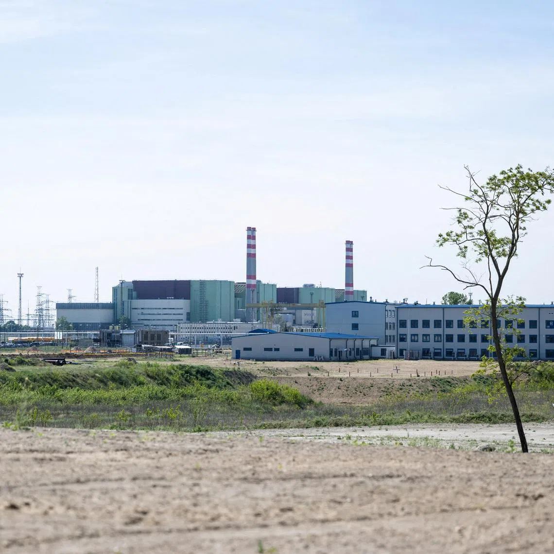 FILE PHOTO: A construction site is seen near Hungary's Paks nuclear power plant in Paks, Hungary, May 9, 2023. REUTERS/Marton Monus/File Photo