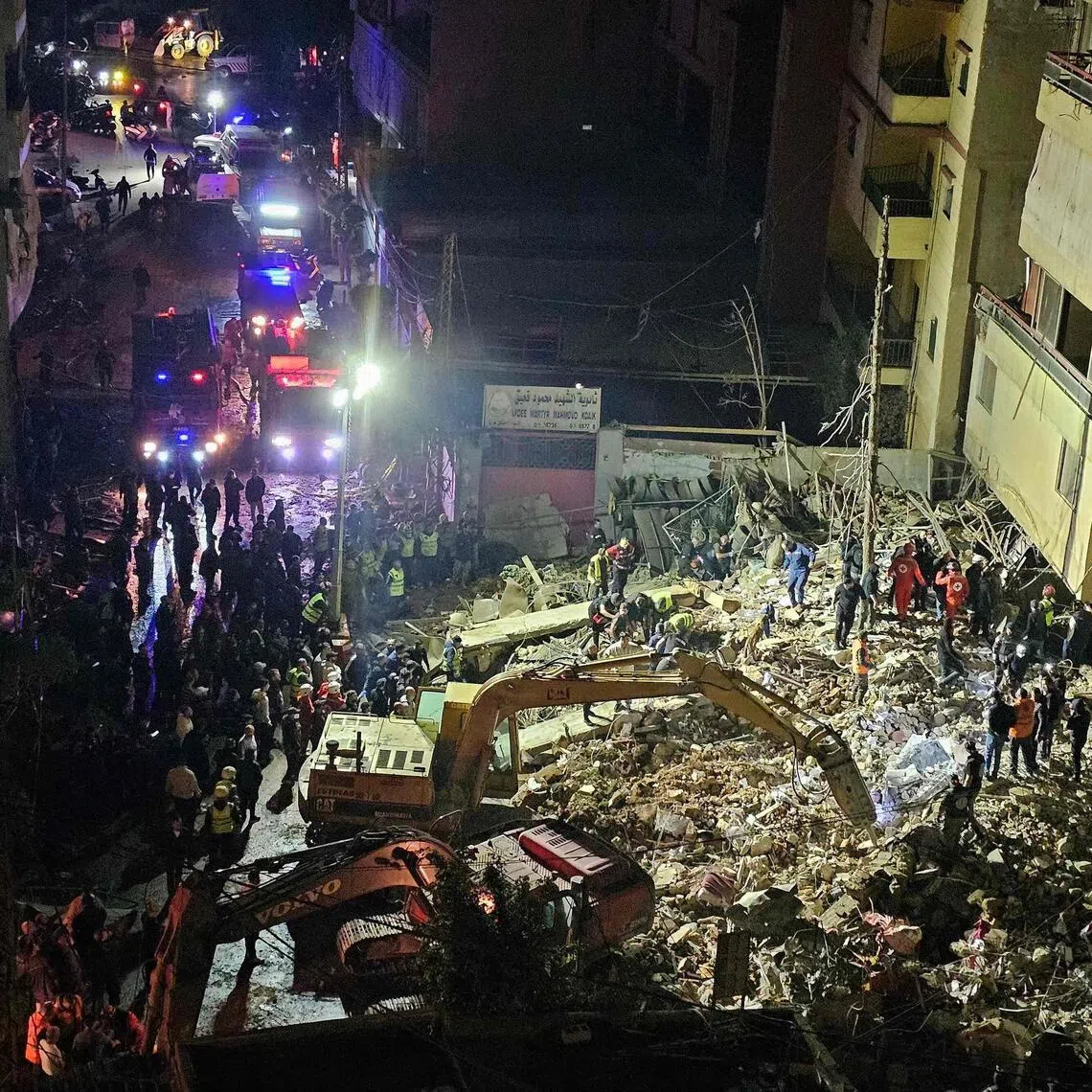 An Israeli airstrike targeted Beirut’s southern suburb of Haret Hreik neighbourhood on May 6.