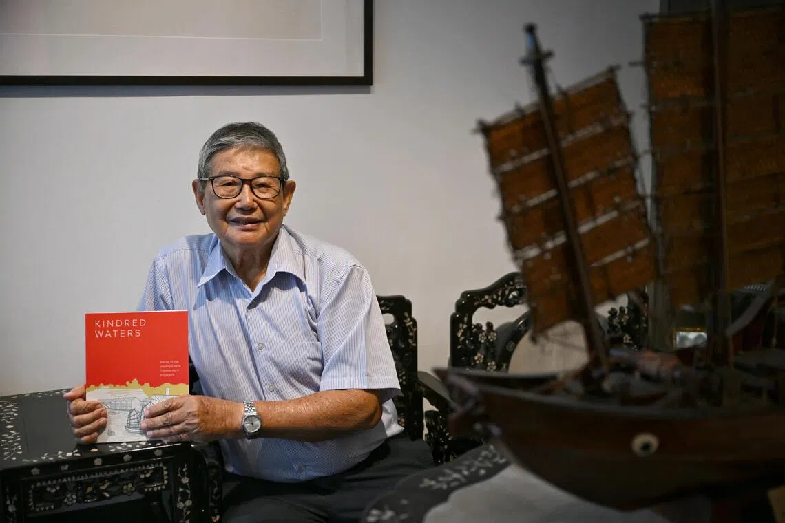 Mr Thio Boon Chin, 82, former coolie and retired taxi driver at Chin Kang Huay Kuan, on Dec 19, 2025.