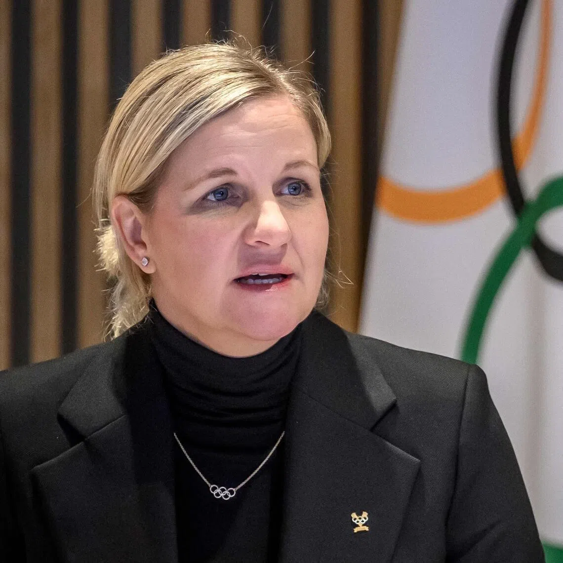 International Olympic Committee president (IOC) Kirsty Coventry said one effect of the geographical spread of the Winter Olympic sites was that Olympic host broadcasting teams had been scattered and could not help in other venues that were too far away.