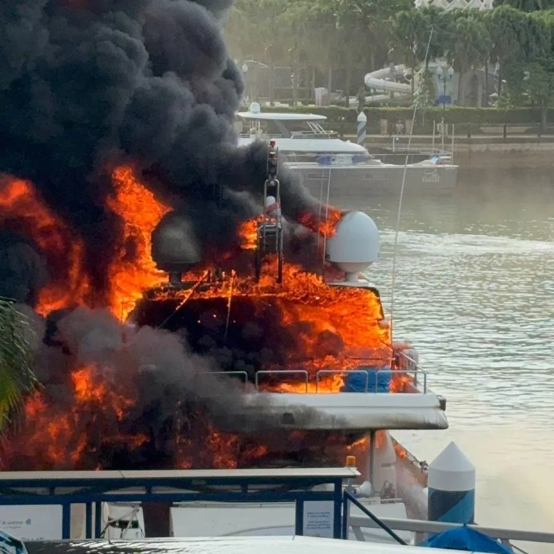 The cause of the fire remains under investigations.