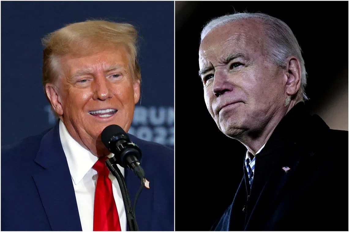 On nearly every issue, voters said they trust Donald Trump to do a better job. US President Joe Biden scores better only on abortion and “tone in politics”.