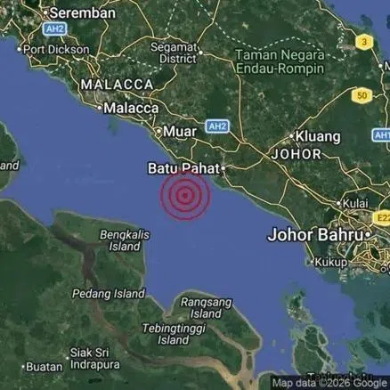 A mild earthquake measuring 3.2 on the Richter scale has been detected in Batu Pahat, Johor.